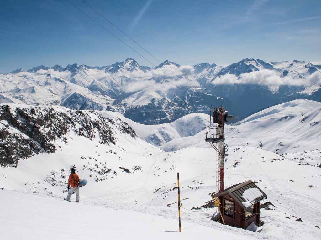 Freeride routes in Alpe d'Huez